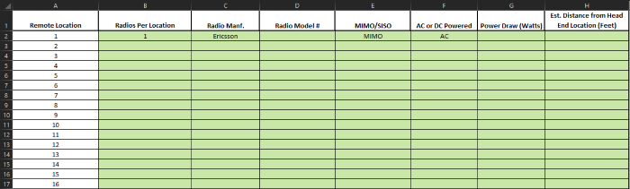 Power Design Survey Example