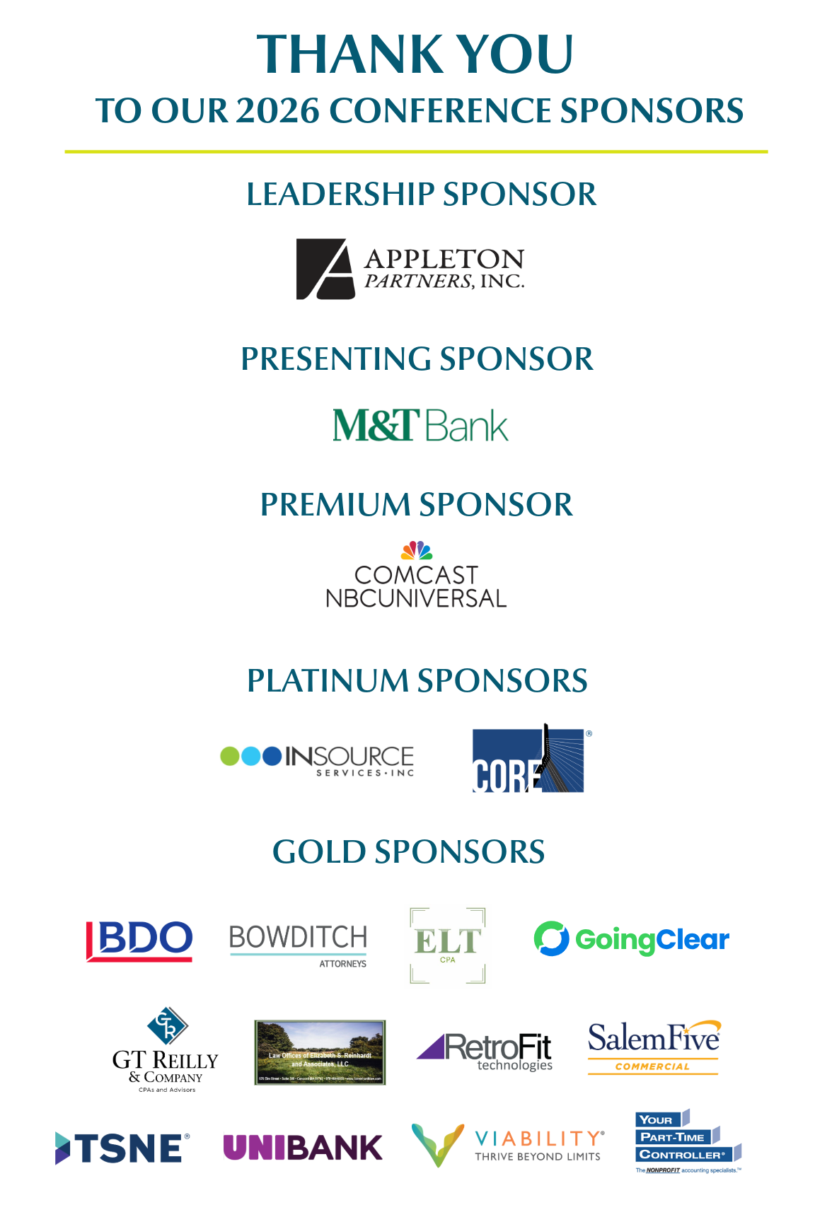 sponsors