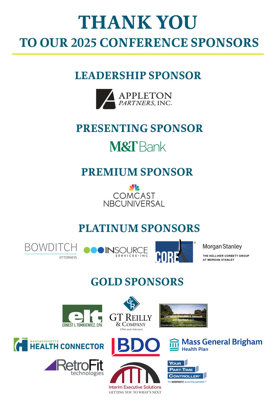 sponsors