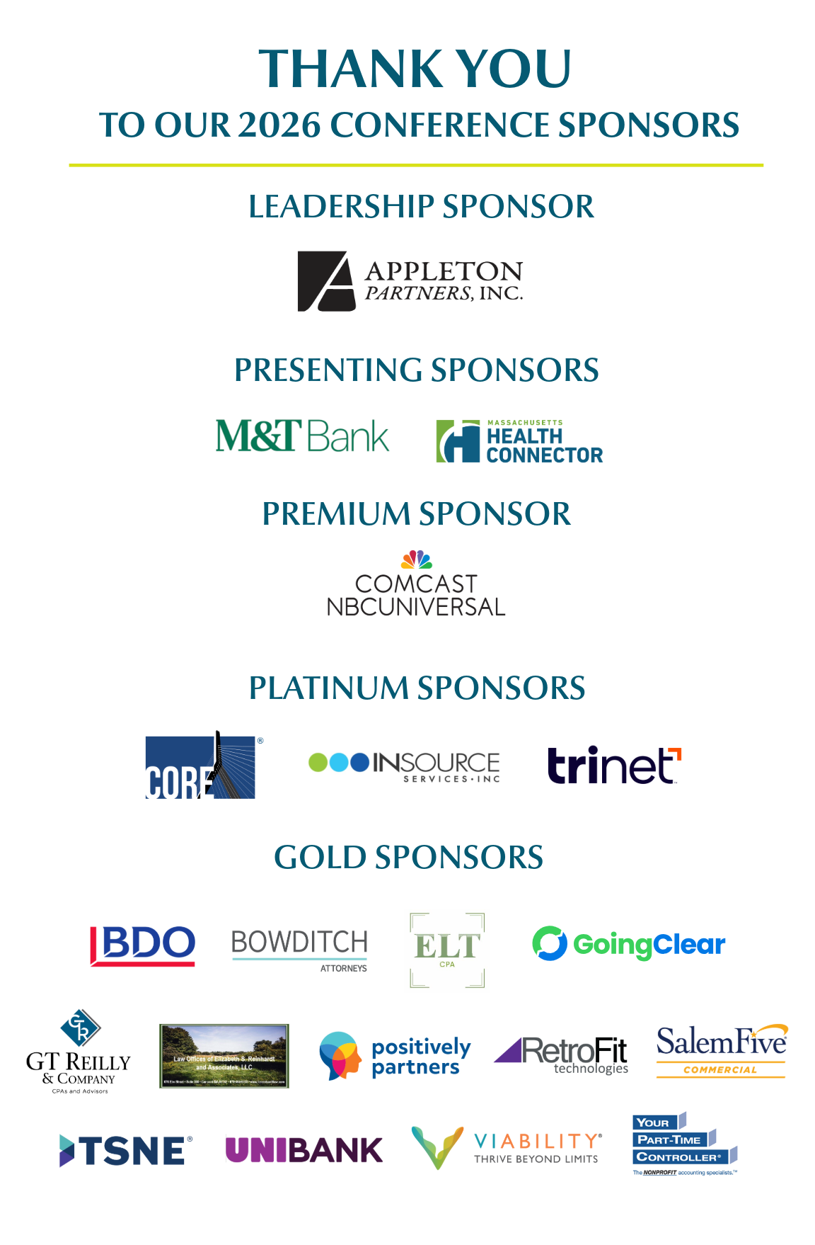 sponsors