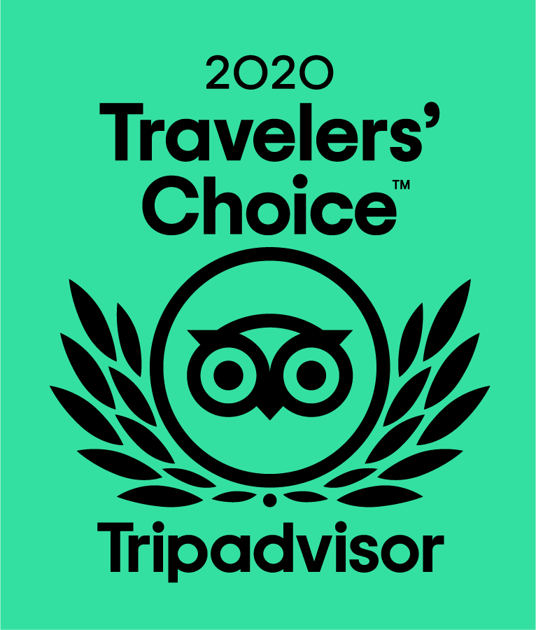 2020 TripAdvisor's Travelers' Choice Award Winner