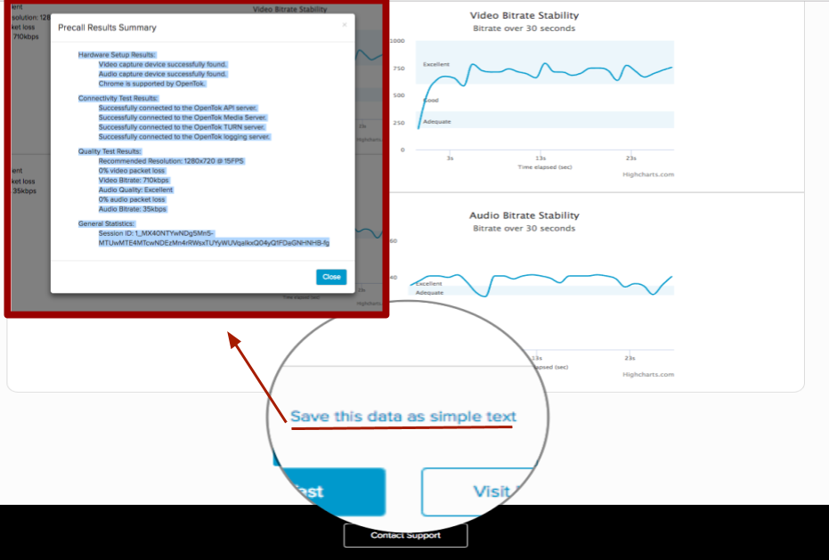 Precall Results Summary