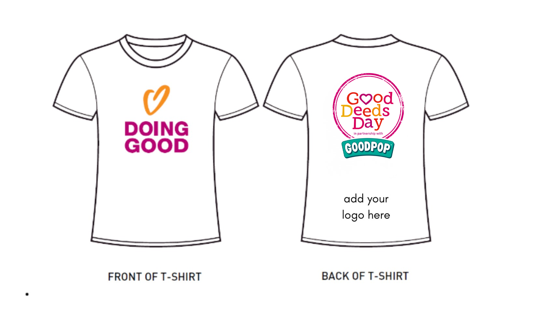 Tshirts for Good Deeds Day