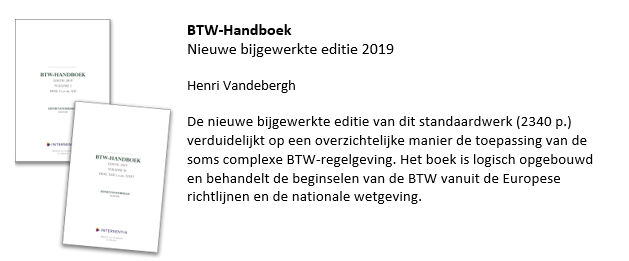 Handboek BTW - Nieuwe editie 2019