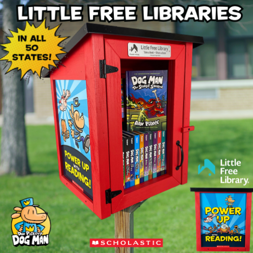 Dog Man Little Free Library