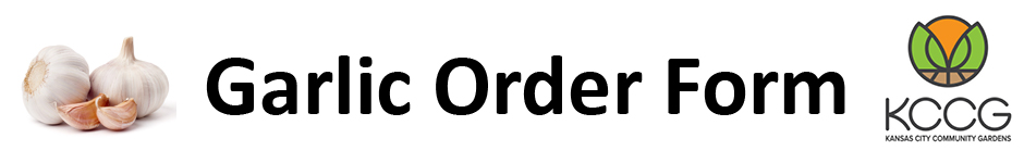 Garlic Order Form