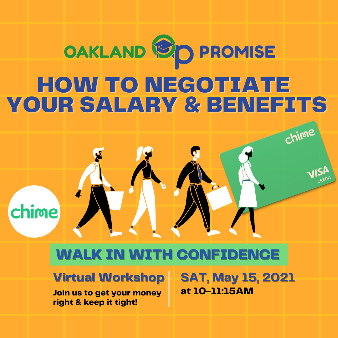 negotiating your salary and benefits with chime flyer