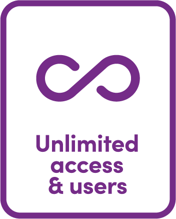 Unlimited access & unlimited users