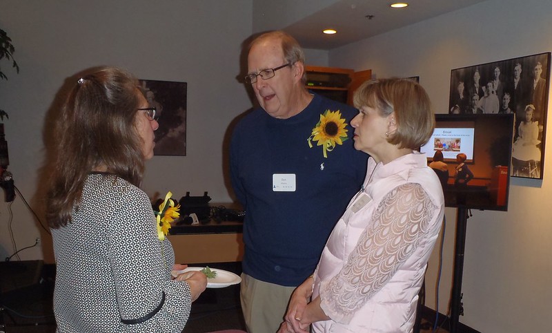 Sharing stories at the Winter Gathering