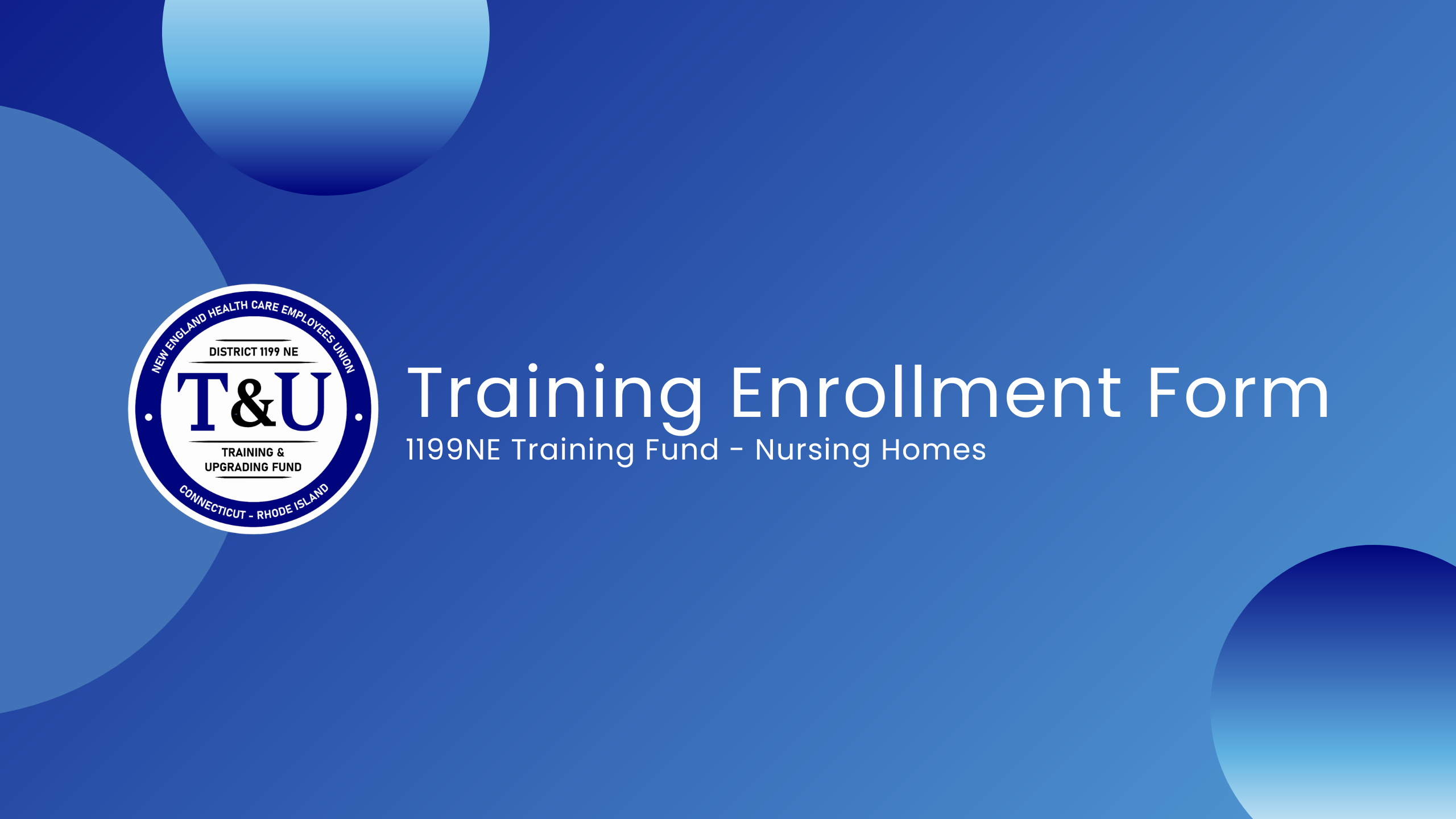 Training Enrollment Form