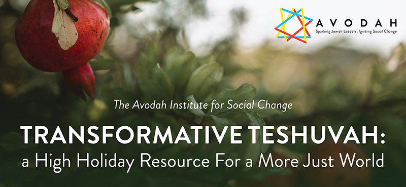 Transformative Teshuvah: A High Holiday Resource for a More Just World