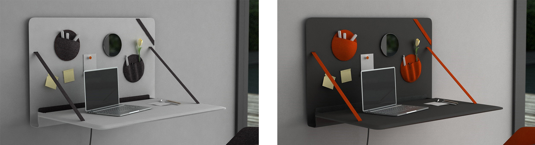 Brunner notebook 9032 Filztaschen