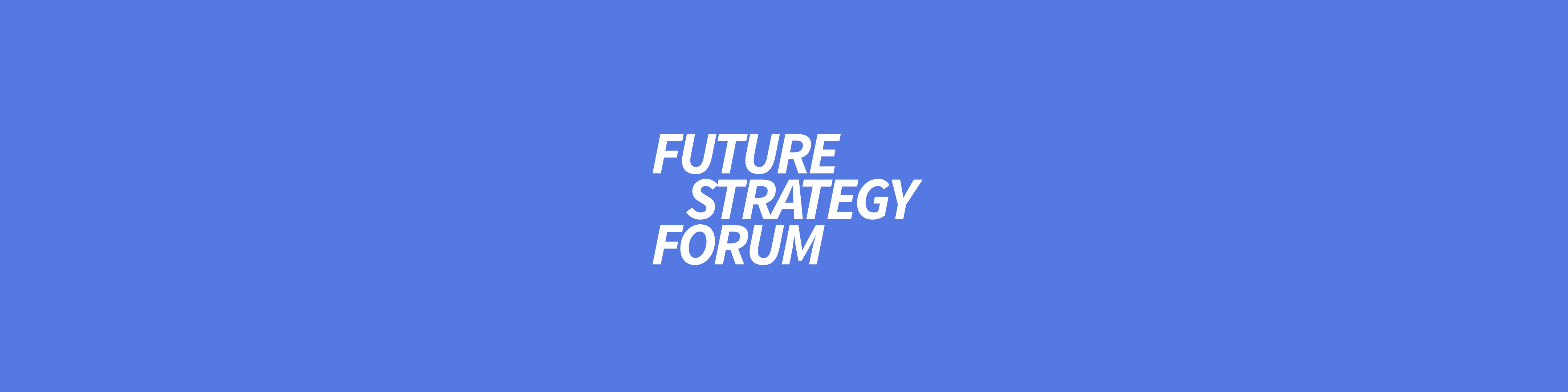 Future Strategy Forum presented by CSIS