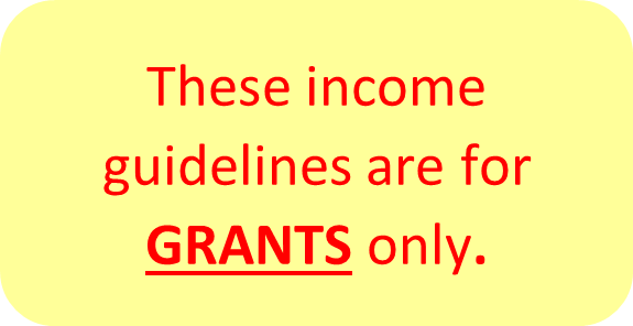 Income Guidelines