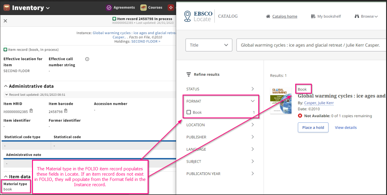 Format Filter Display