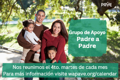 Parent to Parent for Spanish language speakers meets on the 4th Tuesday of the month.