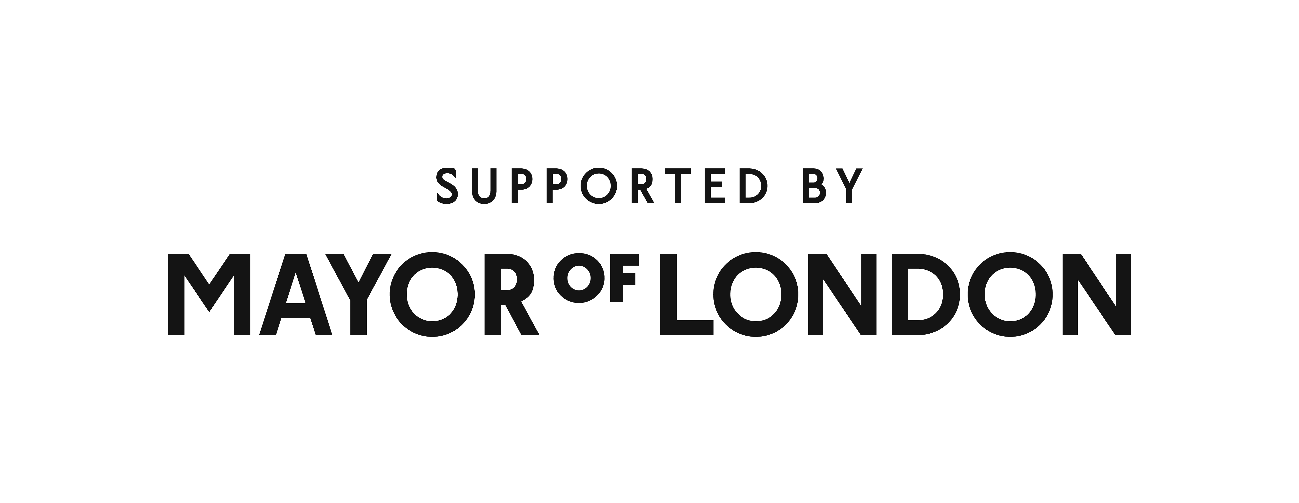 Supported by the Mayor of London logo