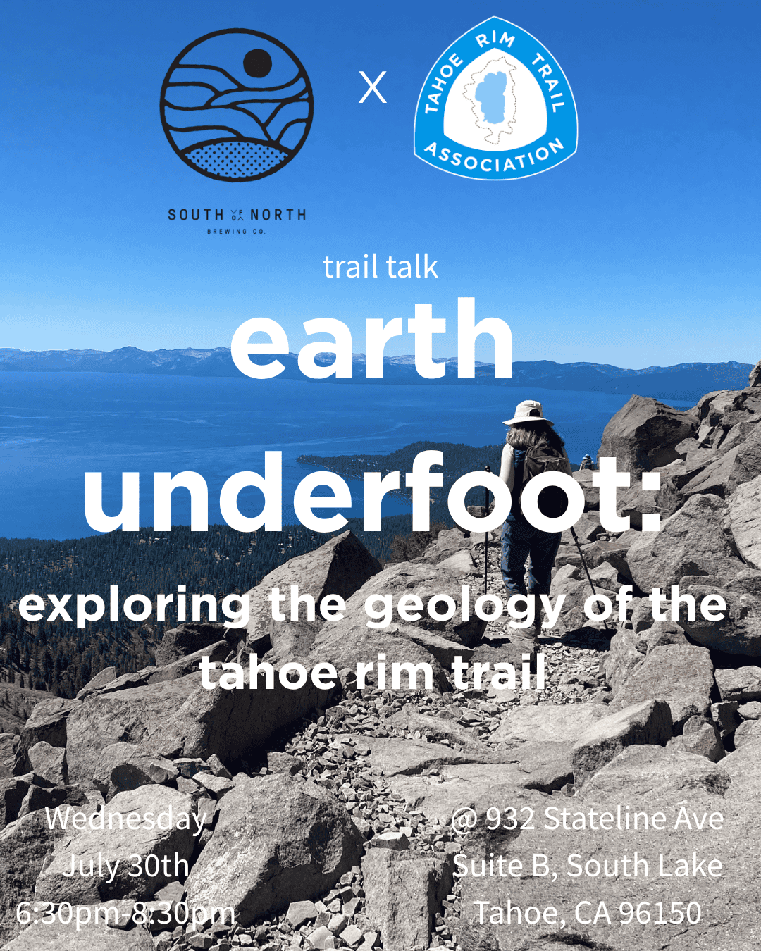 Earth Underfoot- Exploring the Geology of the Tahoe Rim Trail