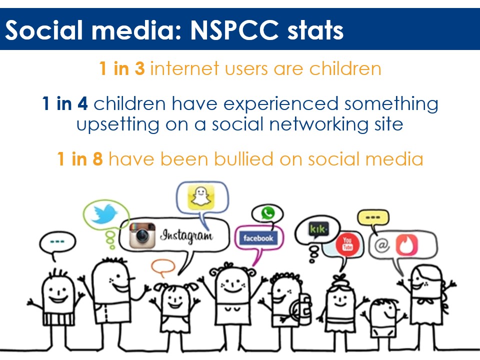 Safeguarding - Social Media Stats slide