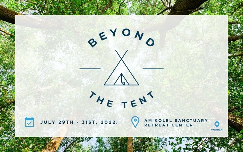 Beyond The Tent Image on top of trees