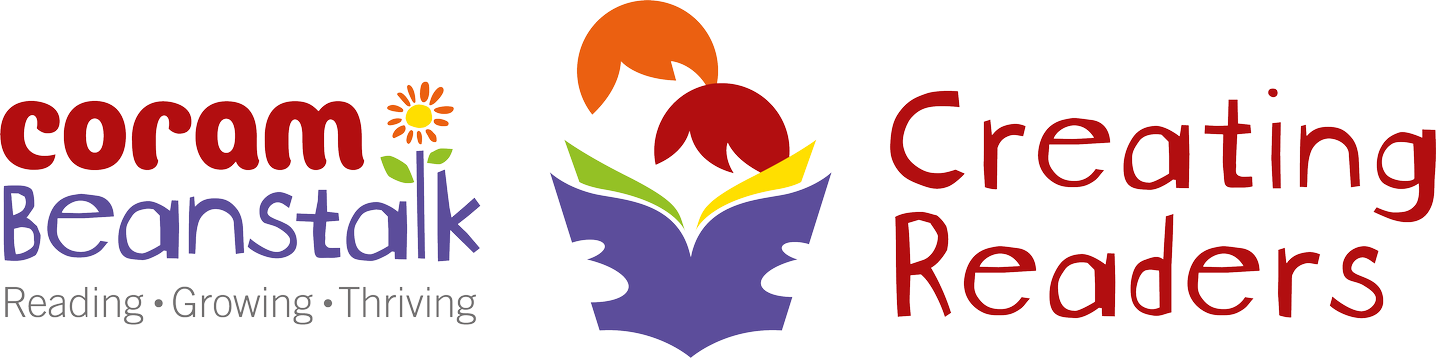 Coram Beanstalk Creating Readers logo