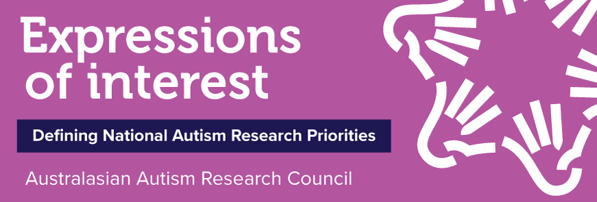 Autism CRC Banner - Expressions of Interest for Australasian Autism Research Committee