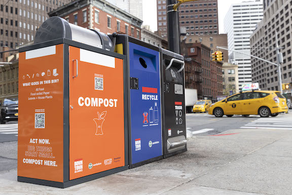 Compost Bin in Lower Manhattan