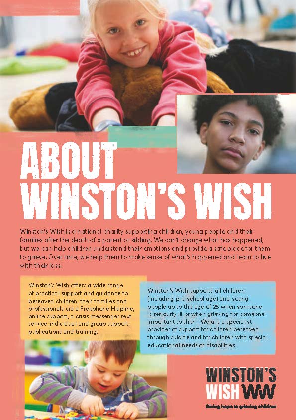 About Winston's Wish leaflet image