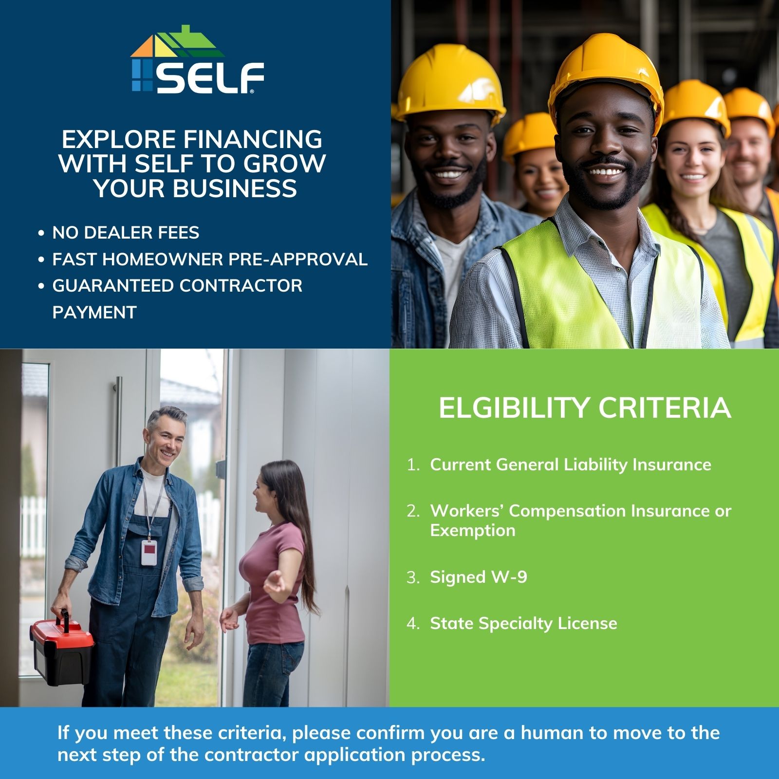SELF's Contractor Benefits