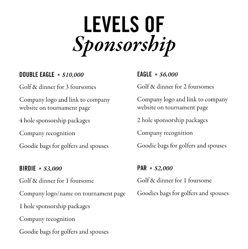 Sponsorship Levels