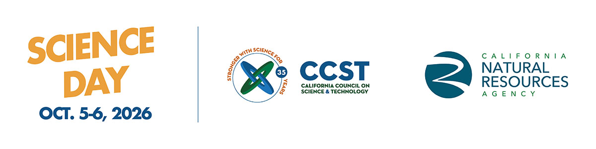 CCST Science Day logo with CCST and CNRA logos