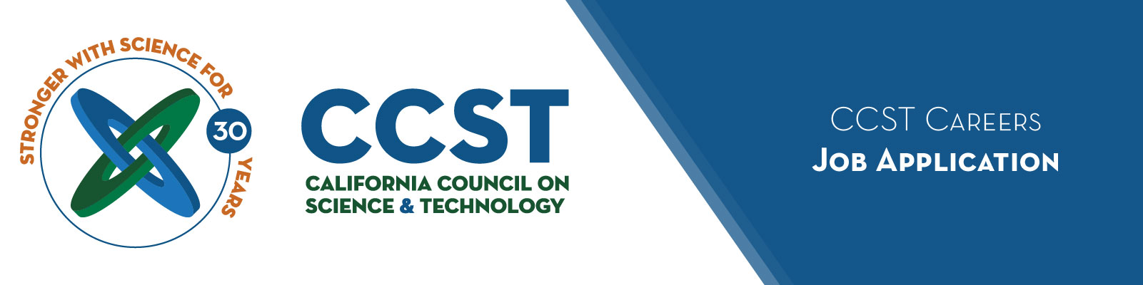 Banner with CCST logo that says CCST Careers Job Application