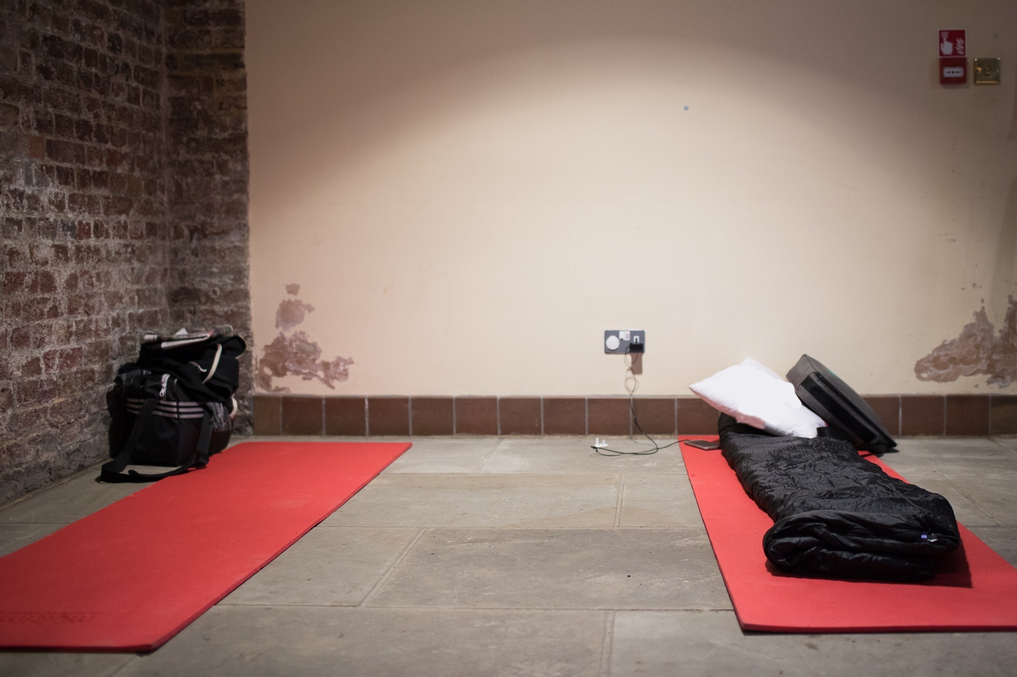 Example of a Night Shelter sleeping space
