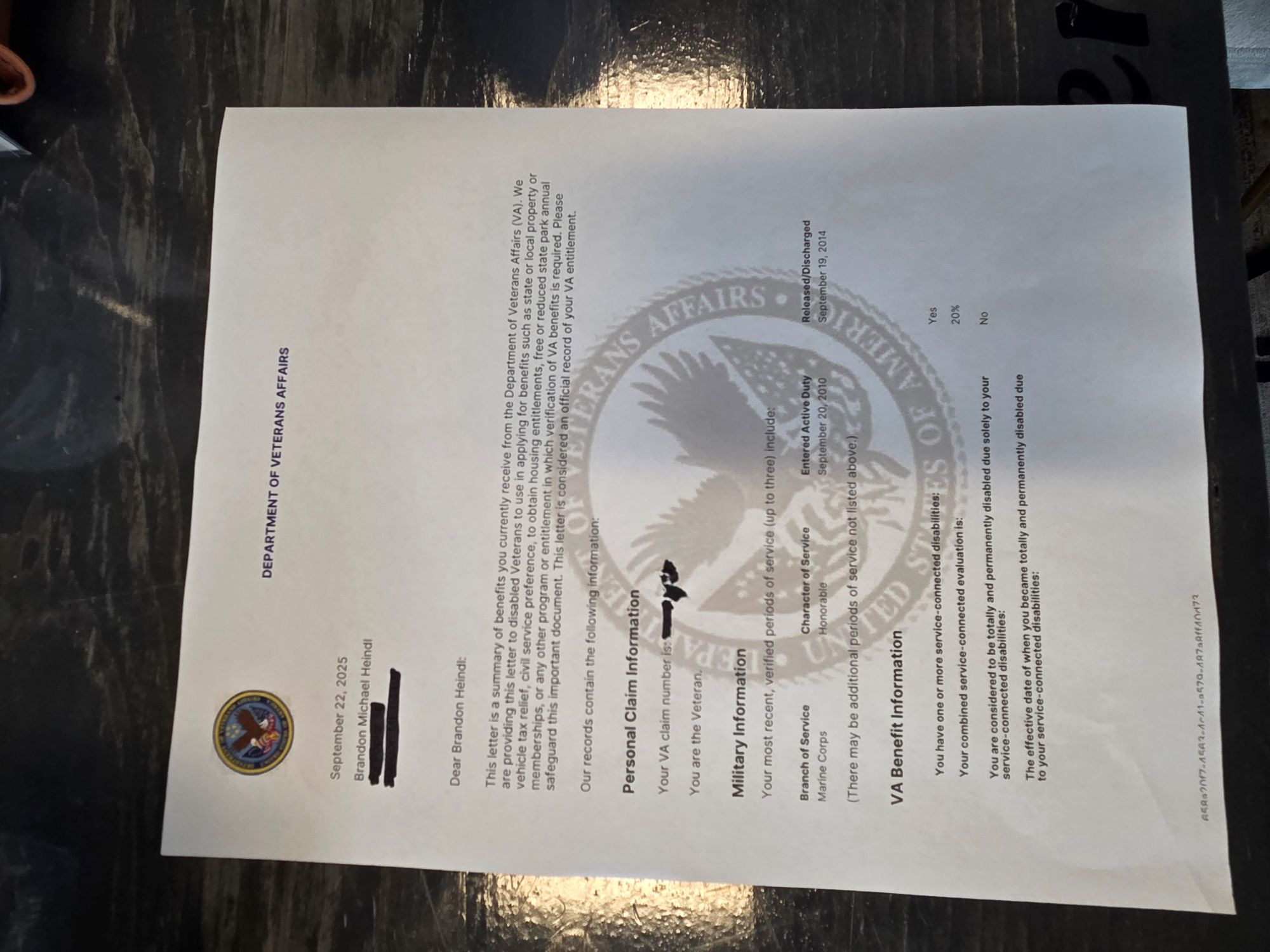 Proof of Service Example 2