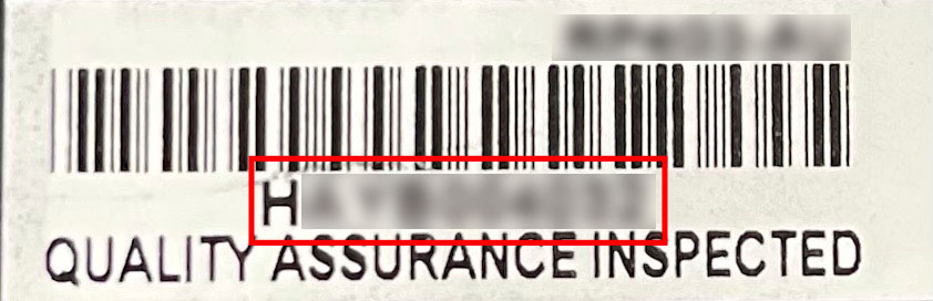 KRK Rokit Serial Number Location