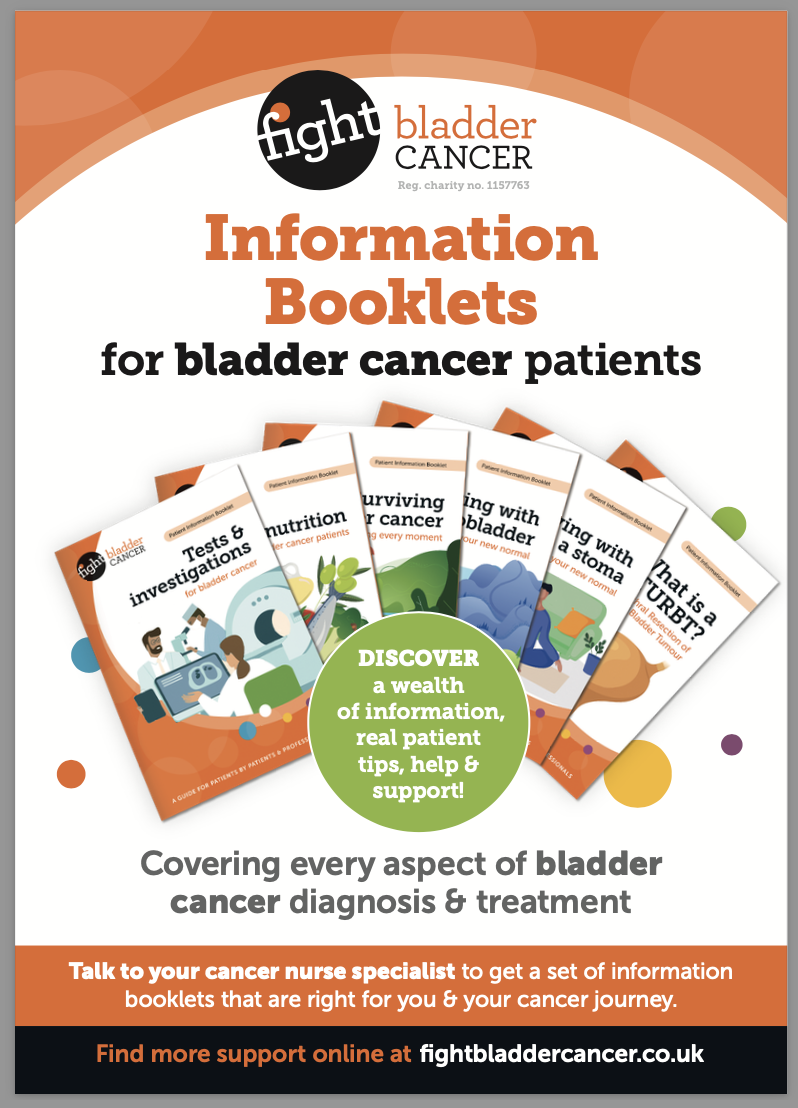 Information Booklets for bladder cancer patients