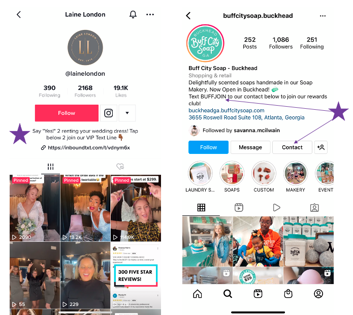 Social Media Bios