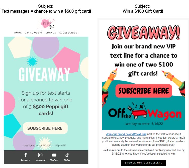 Email Examples