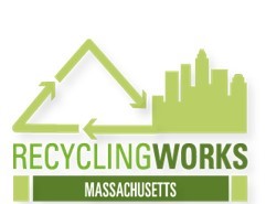 Recycling works Massachusetts logo