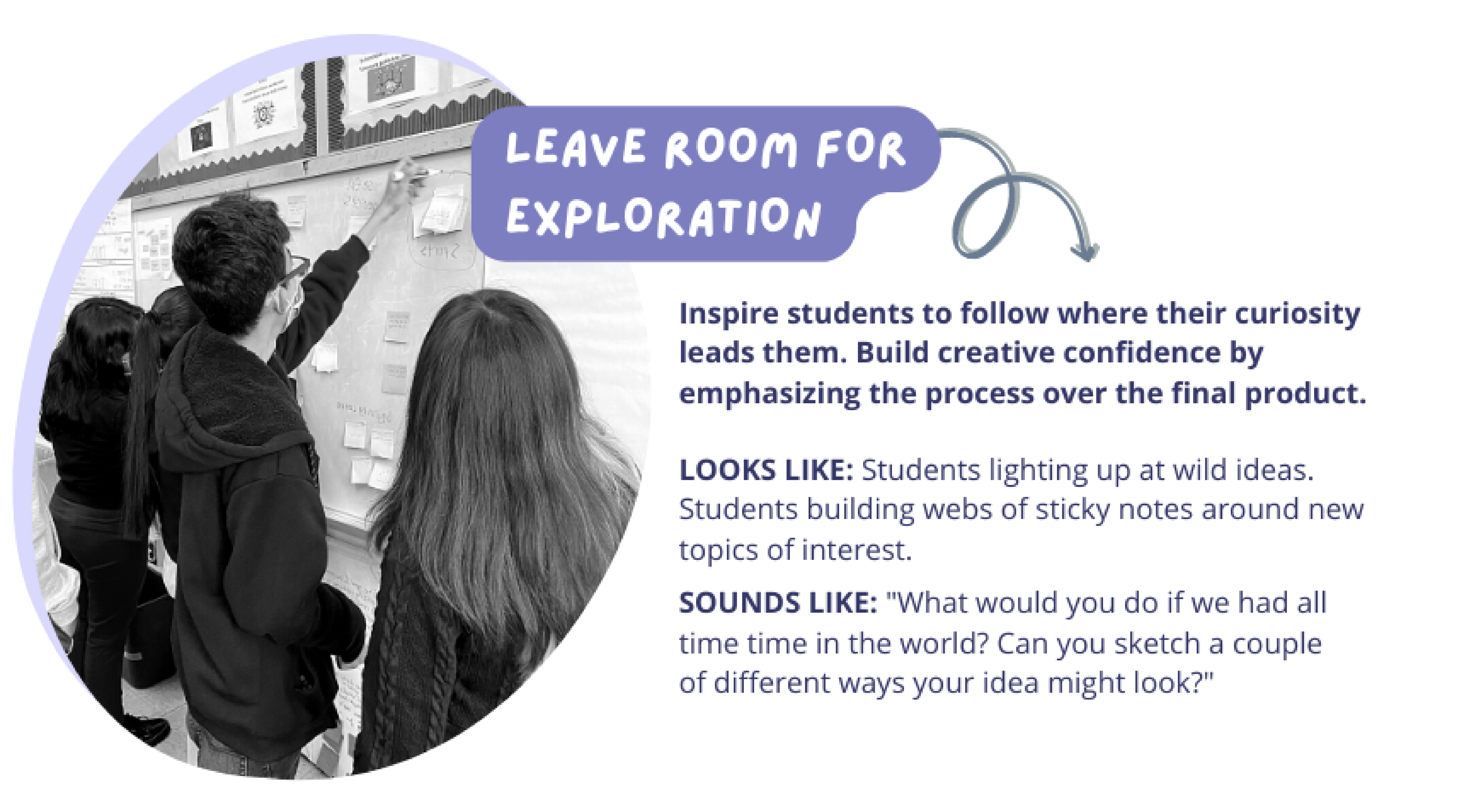 Leave Room for Exploration: Inspire students to follow where their curiosity leads them. Build creative confidence by emphasizing the process over the final product.