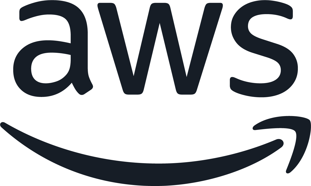 aws logo black