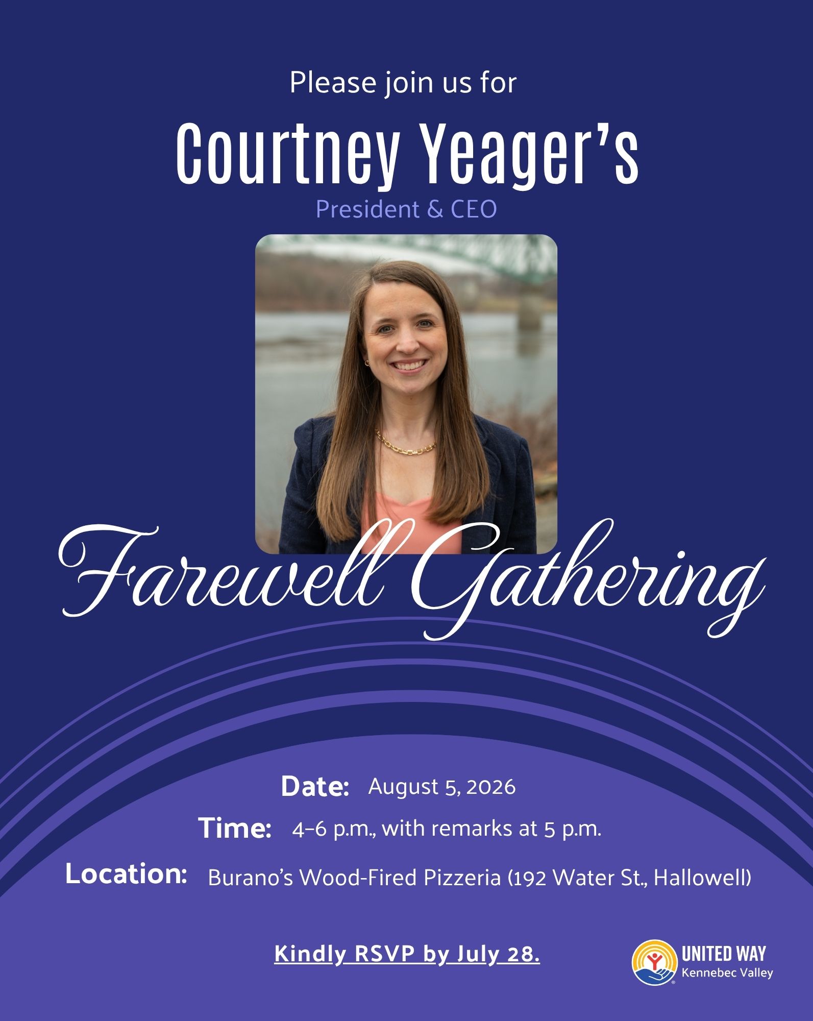Courtney's Farewell Gathering Invitation