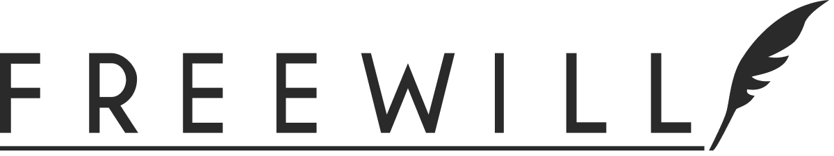 dark grey Freewill logo