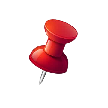 red push pin icon