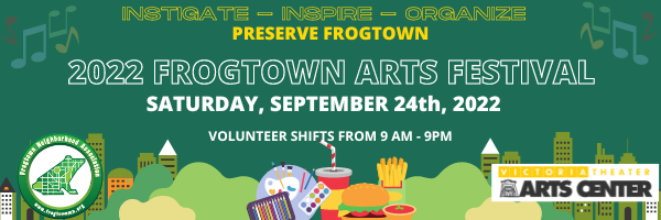 Volunteer for the Frogtown Arts Festival with VTAC