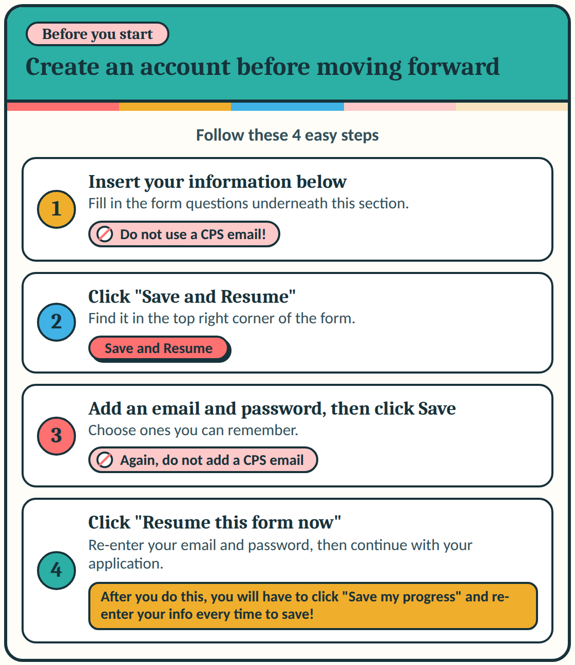 steps on saving