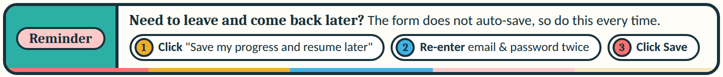 reminder to save