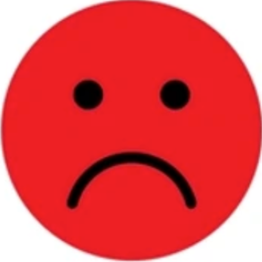 Strongly Disagree Sad Face