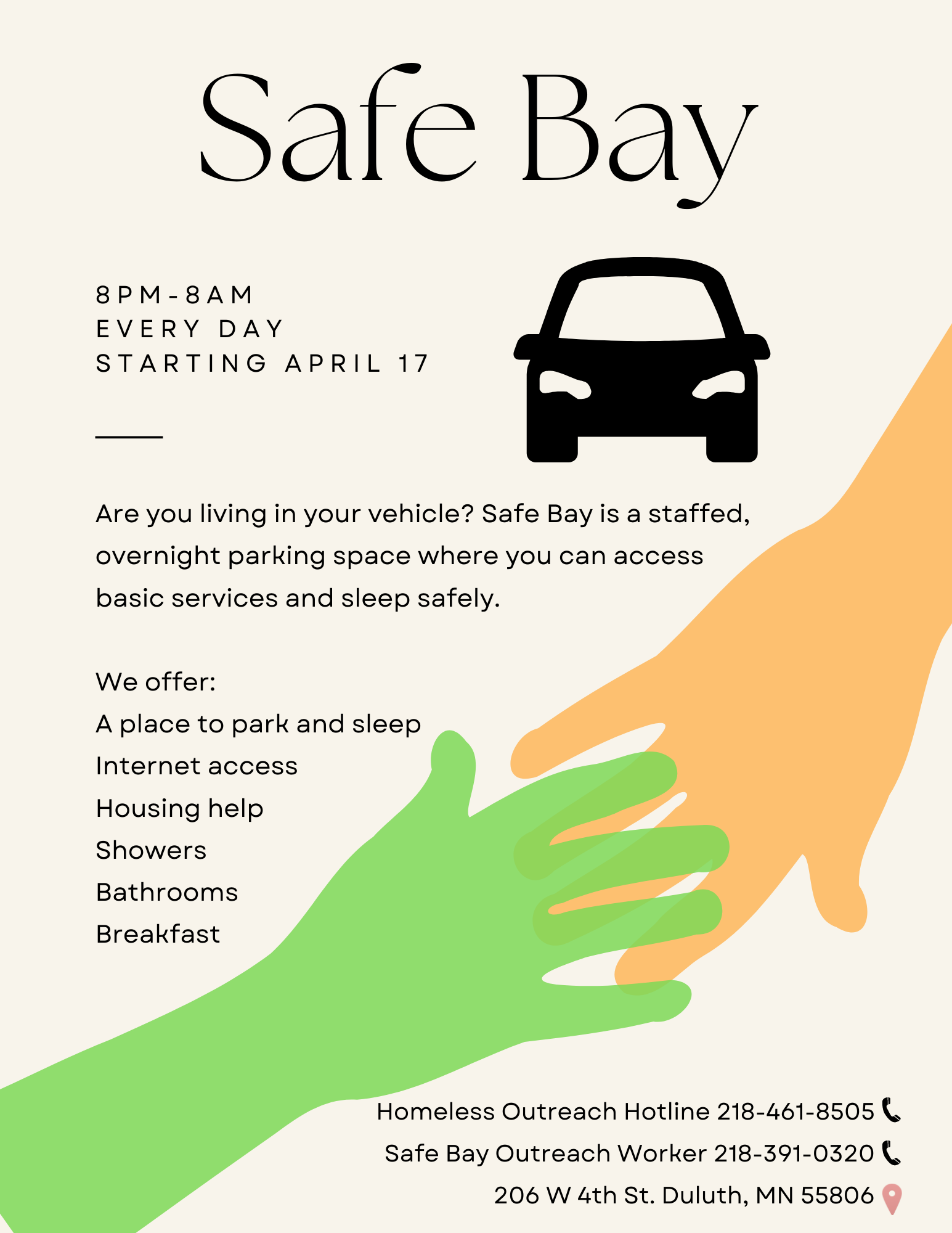 Safe Bay flyer