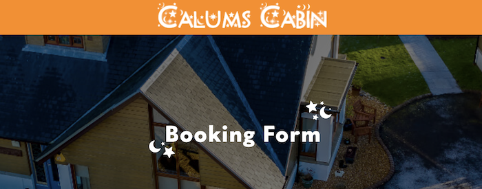 CALUMS CABIN BOOKING FORM